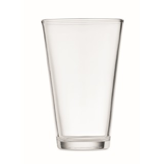 Vaso de cristal reutilizable personalizado